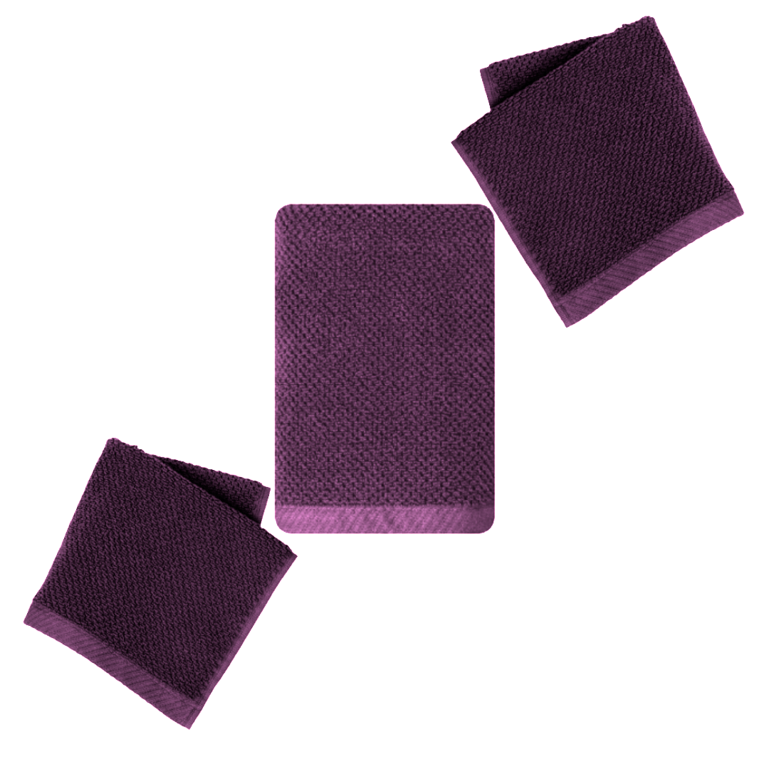 3 Pack Dual Waffle Dish Cloth Set (Lavender) - Set of 2 - Yahoo Shopping